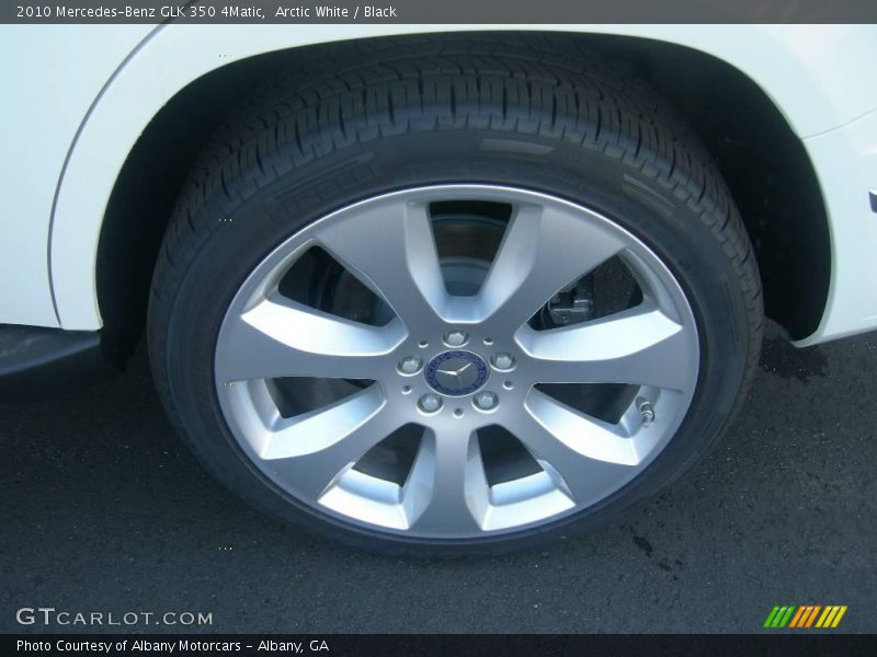Arctic White / Black 2010 Mercedes-Benz GLK 350 4Matic