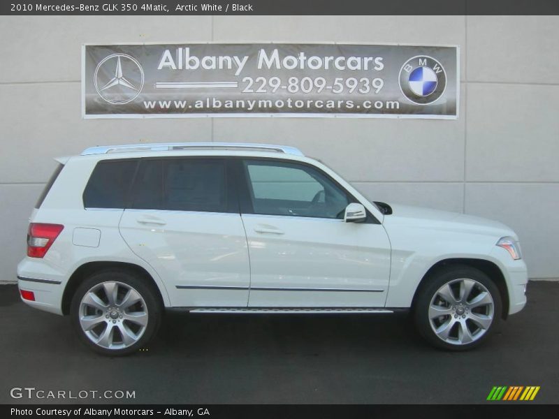 Arctic White / Black 2010 Mercedes-Benz GLK 350 4Matic