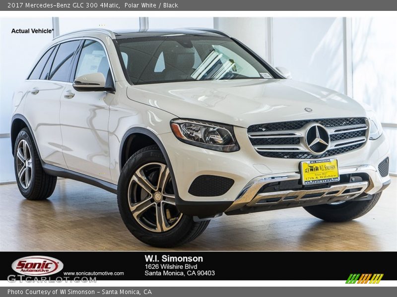 Polar White / Black 2017 Mercedes-Benz GLC 300 4Matic