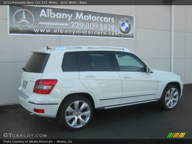 Arctic White / Black 2010 Mercedes-Benz GLK 350 4Matic