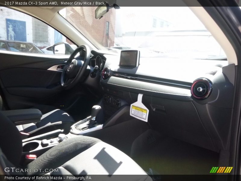 Meteor Gray Mica / Black 2017 Mazda CX-3 Sport AWD
