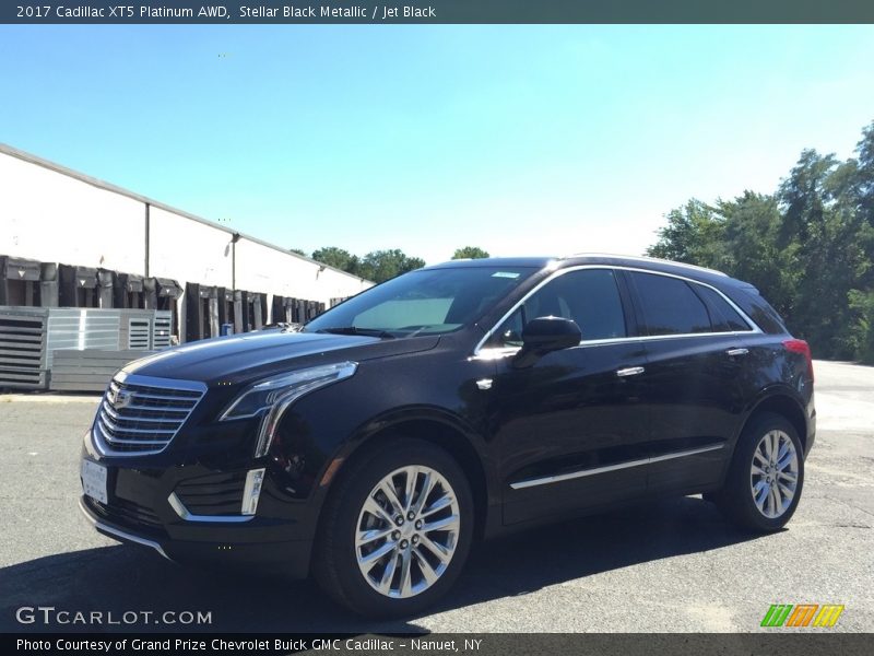 Stellar Black Metallic / Jet Black 2017 Cadillac XT5 Platinum AWD