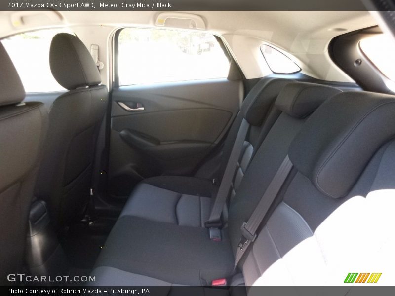 Meteor Gray Mica / Black 2017 Mazda CX-3 Sport AWD