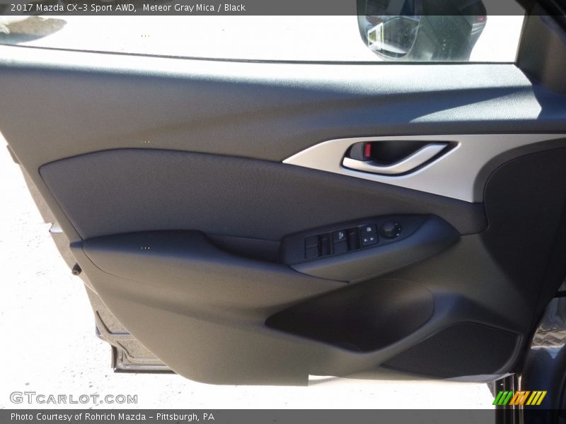 Meteor Gray Mica / Black 2017 Mazda CX-3 Sport AWD