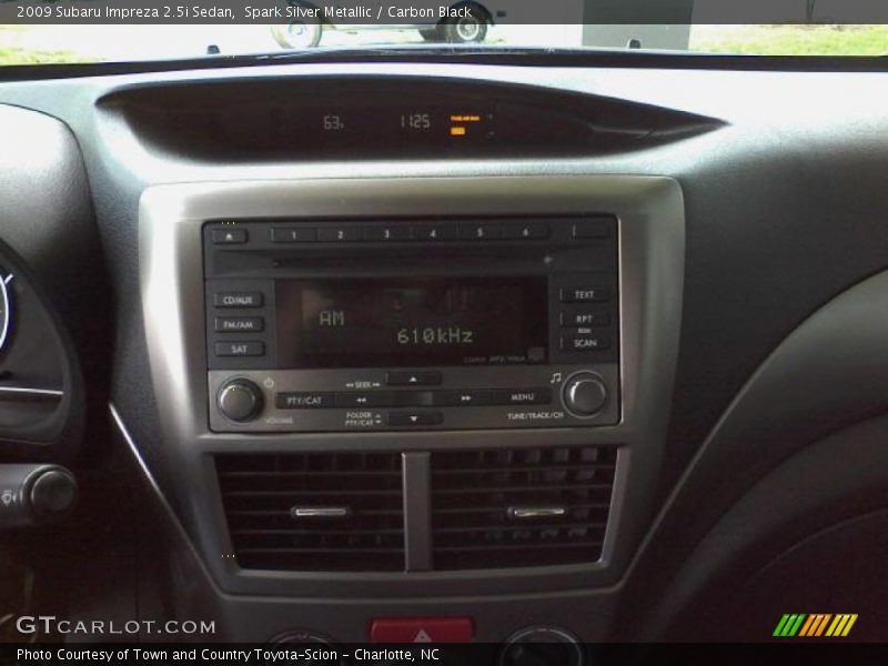 Spark Silver Metallic / Carbon Black 2009 Subaru Impreza 2.5i Sedan