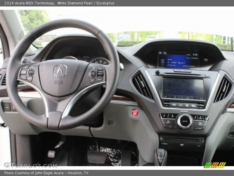 White Diamond Pearl / Eucalyptus 2014 Acura MDX Technology