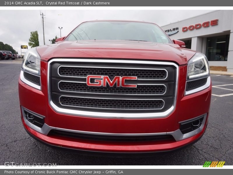 Crystal Red Tintcoat / Dark Cashmere 2014 GMC Acadia SLT