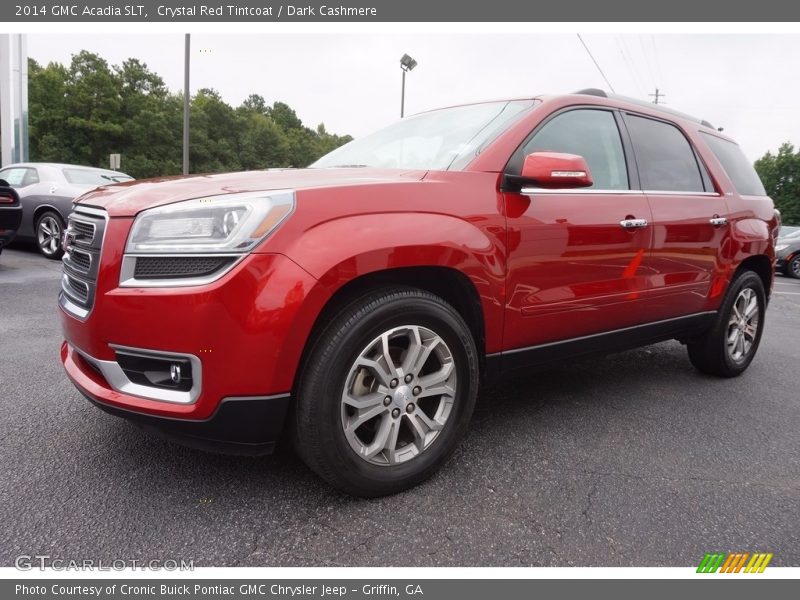 Crystal Red Tintcoat / Dark Cashmere 2014 GMC Acadia SLT