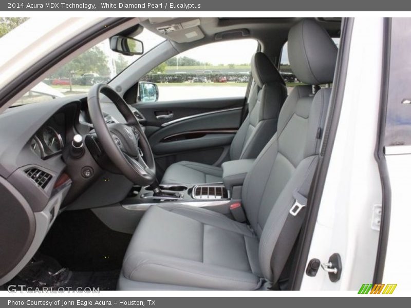 White Diamond Pearl / Eucalyptus 2014 Acura MDX Technology