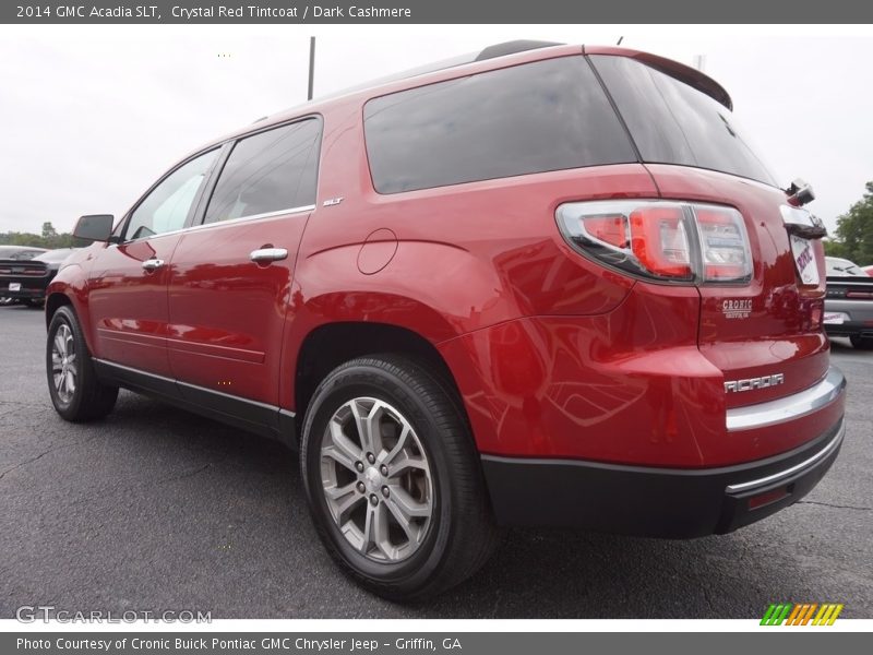 Crystal Red Tintcoat / Dark Cashmere 2014 GMC Acadia SLT