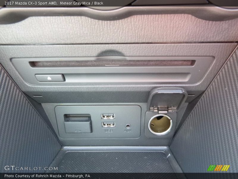 Meteor Gray Mica / Black 2017 Mazda CX-3 Sport AWD