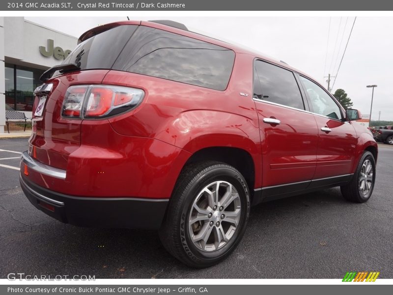 Crystal Red Tintcoat / Dark Cashmere 2014 GMC Acadia SLT