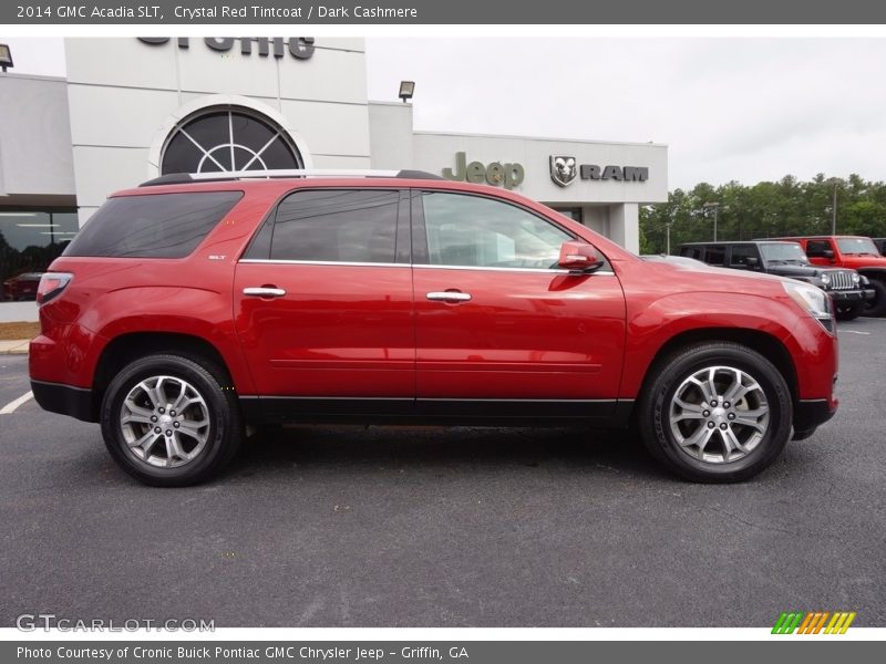 Crystal Red Tintcoat / Dark Cashmere 2014 GMC Acadia SLT