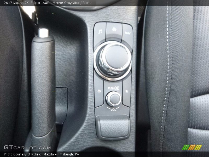 Meteor Gray Mica / Black 2017 Mazda CX-3 Sport AWD
