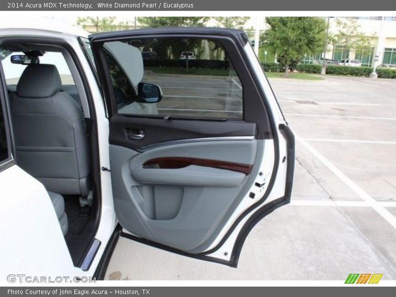 White Diamond Pearl / Eucalyptus 2014 Acura MDX Technology
