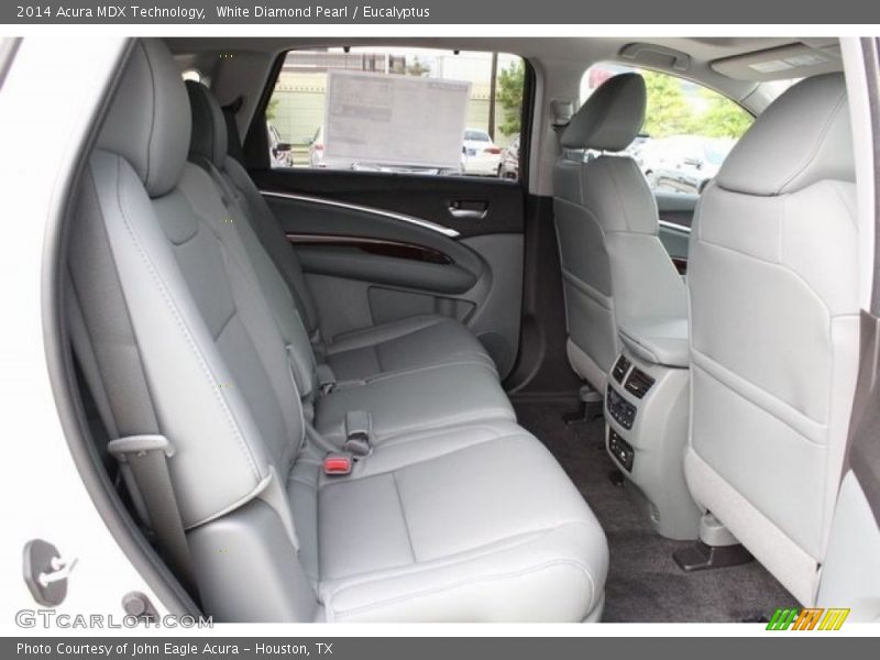 White Diamond Pearl / Eucalyptus 2014 Acura MDX Technology