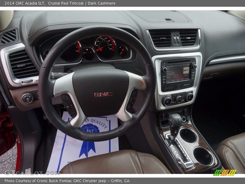 Crystal Red Tintcoat / Dark Cashmere 2014 GMC Acadia SLT