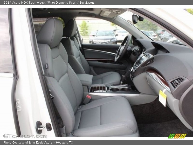 White Diamond Pearl / Eucalyptus 2014 Acura MDX Technology
