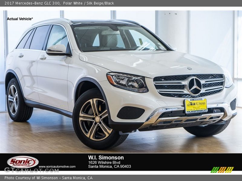Polar White / Silk Beige/Black 2017 Mercedes-Benz GLC 300
