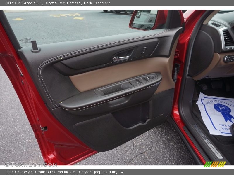Crystal Red Tintcoat / Dark Cashmere 2014 GMC Acadia SLT