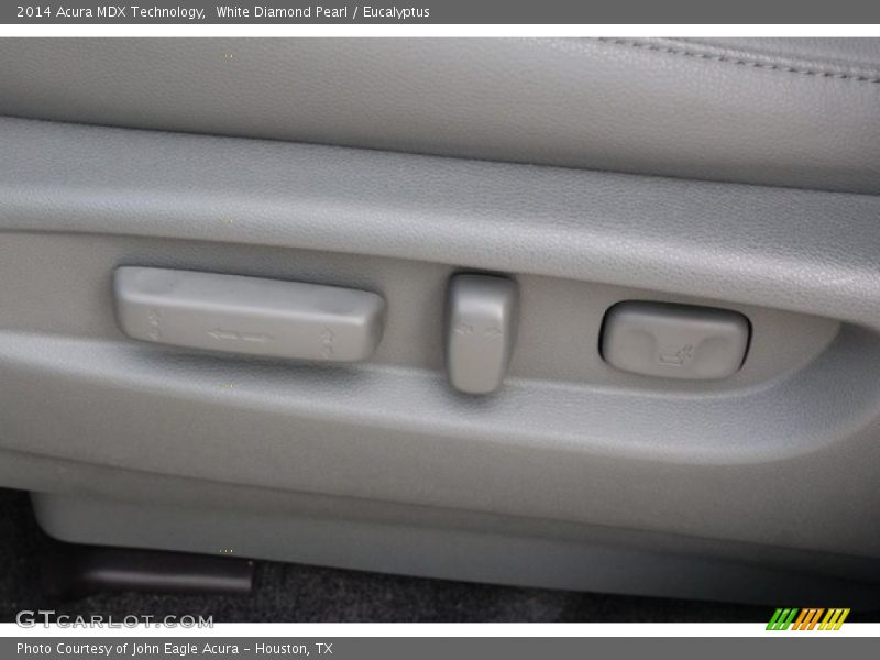 White Diamond Pearl / Eucalyptus 2014 Acura MDX Technology