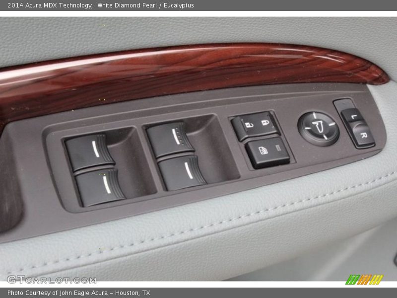 White Diamond Pearl / Eucalyptus 2014 Acura MDX Technology