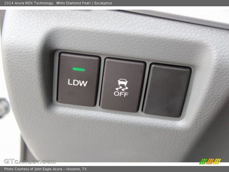 White Diamond Pearl / Eucalyptus 2014 Acura MDX Technology
