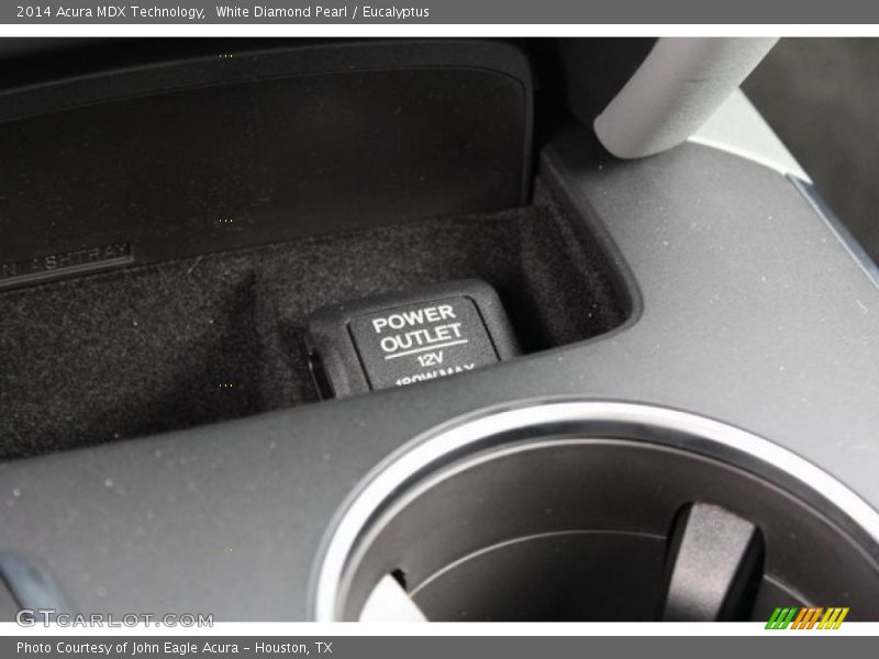 White Diamond Pearl / Eucalyptus 2014 Acura MDX Technology