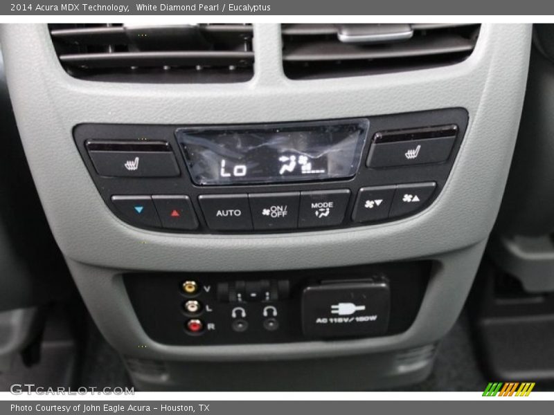 White Diamond Pearl / Eucalyptus 2014 Acura MDX Technology