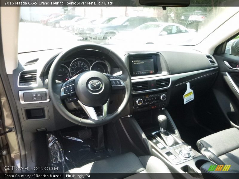 Sonic Silver Metallic / Black 2016 Mazda CX-5 Grand Touring