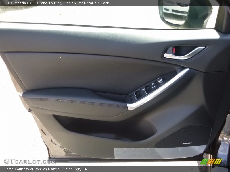 Sonic Silver Metallic / Black 2016 Mazda CX-5 Grand Touring