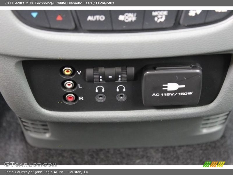 White Diamond Pearl / Eucalyptus 2014 Acura MDX Technology