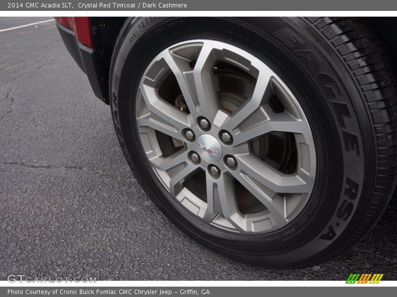 Crystal Red Tintcoat / Dark Cashmere 2014 GMC Acadia SLT