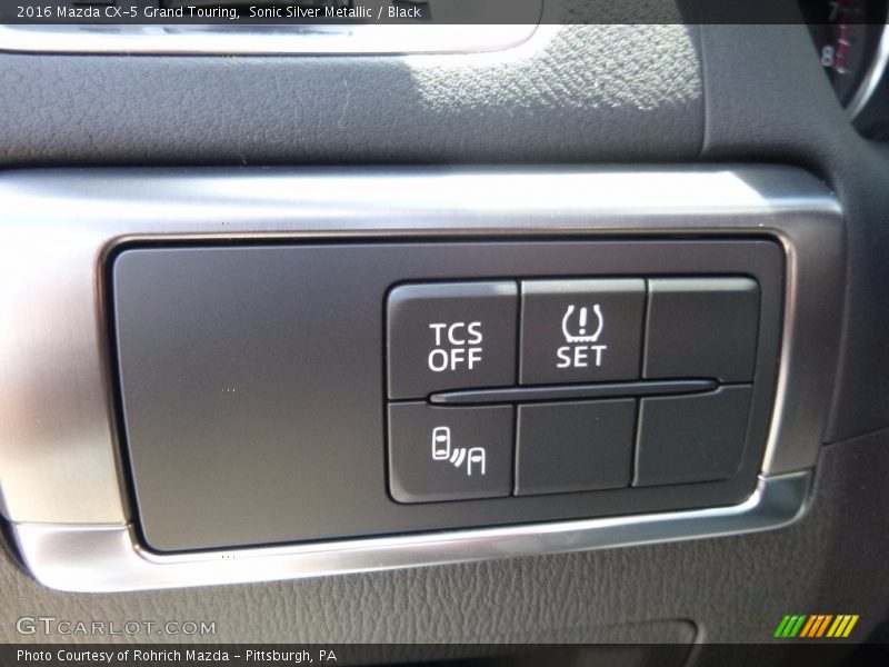 Sonic Silver Metallic / Black 2016 Mazda CX-5 Grand Touring