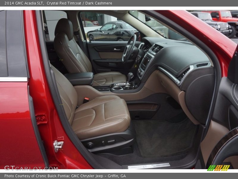 Crystal Red Tintcoat / Dark Cashmere 2014 GMC Acadia SLT