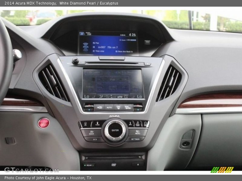 White Diamond Pearl / Eucalyptus 2014 Acura MDX Technology