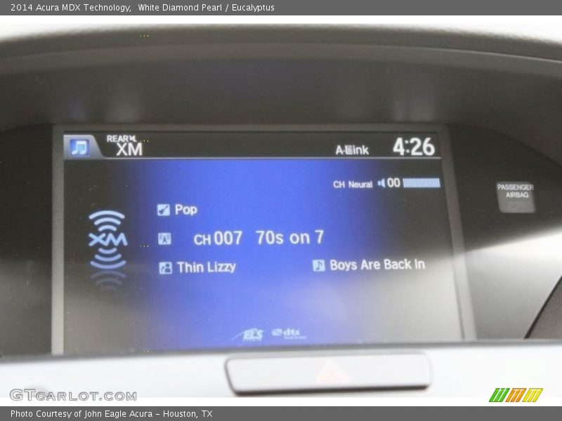 White Diamond Pearl / Eucalyptus 2014 Acura MDX Technology