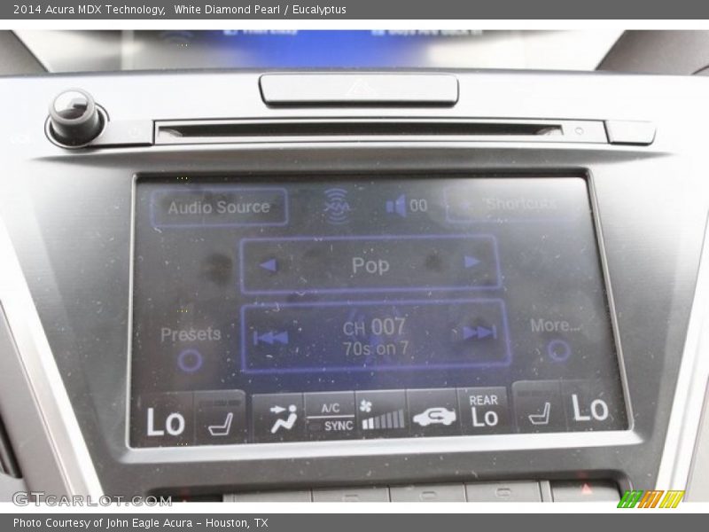 White Diamond Pearl / Eucalyptus 2014 Acura MDX Technology