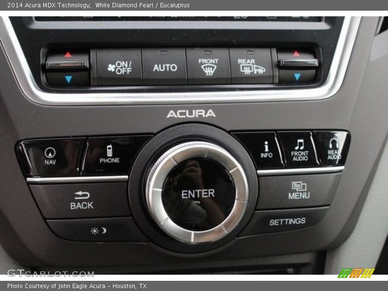 White Diamond Pearl / Eucalyptus 2014 Acura MDX Technology