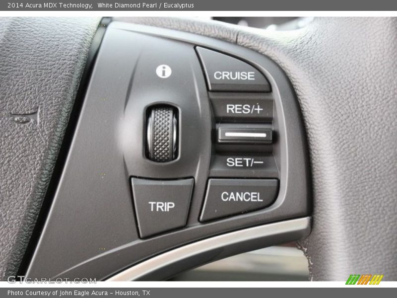 White Diamond Pearl / Eucalyptus 2014 Acura MDX Technology