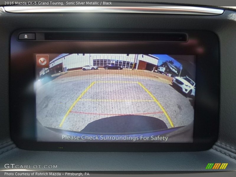 Sonic Silver Metallic / Black 2016 Mazda CX-5 Grand Touring