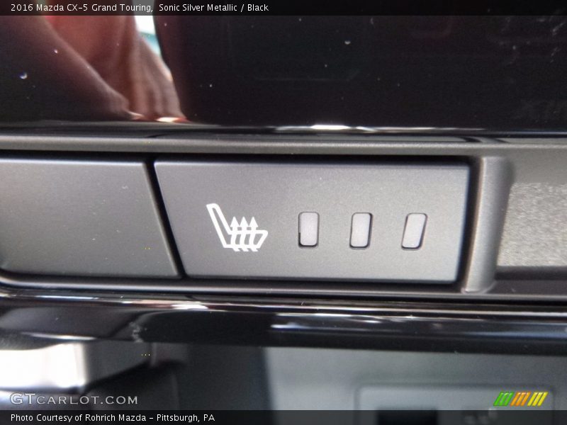 Sonic Silver Metallic / Black 2016 Mazda CX-5 Grand Touring