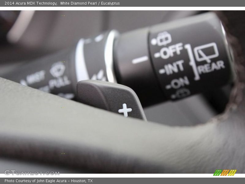 White Diamond Pearl / Eucalyptus 2014 Acura MDX Technology