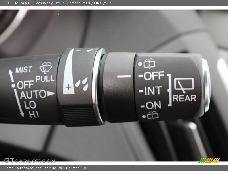 White Diamond Pearl / Eucalyptus 2014 Acura MDX Technology