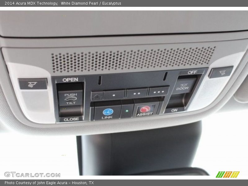 White Diamond Pearl / Eucalyptus 2014 Acura MDX Technology