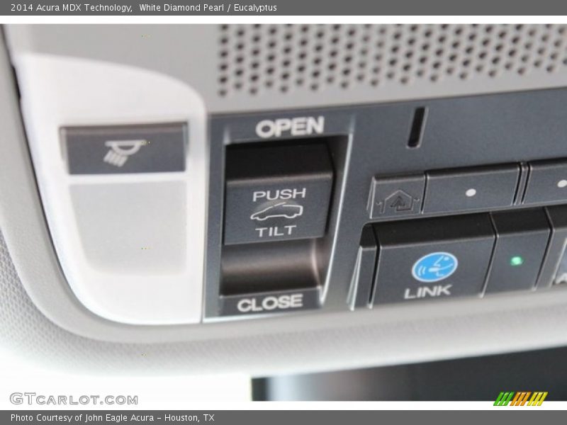 White Diamond Pearl / Eucalyptus 2014 Acura MDX Technology