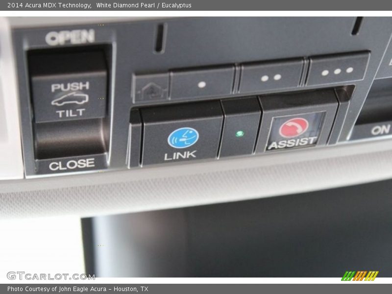 White Diamond Pearl / Eucalyptus 2014 Acura MDX Technology