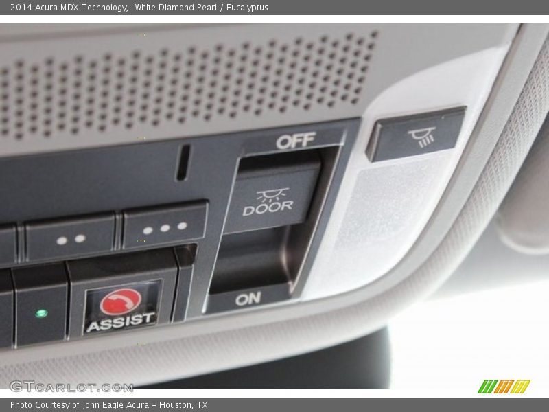White Diamond Pearl / Eucalyptus 2014 Acura MDX Technology