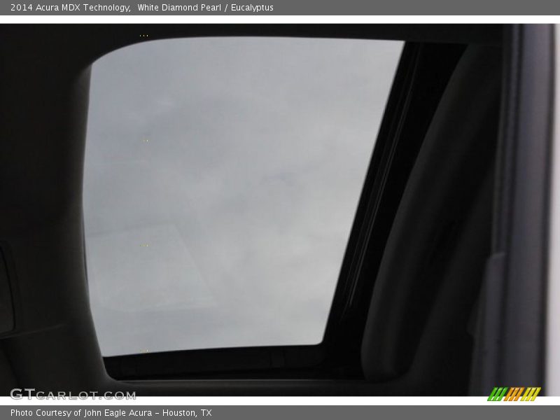 White Diamond Pearl / Eucalyptus 2014 Acura MDX Technology