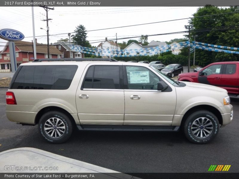 White Gold / Ebony 2017 Ford Expedition EL XLT 4x4